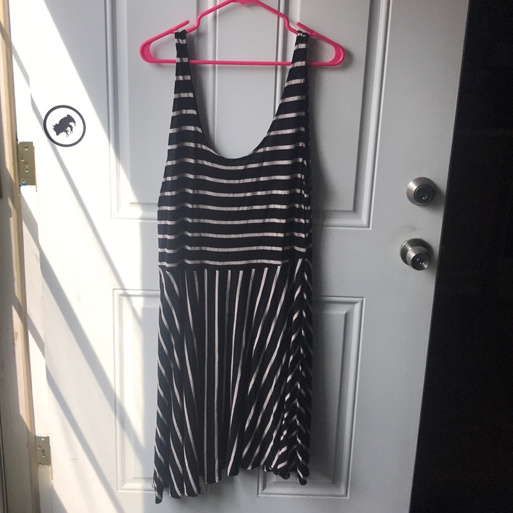 Soft summer stripped dress plus size forever 21